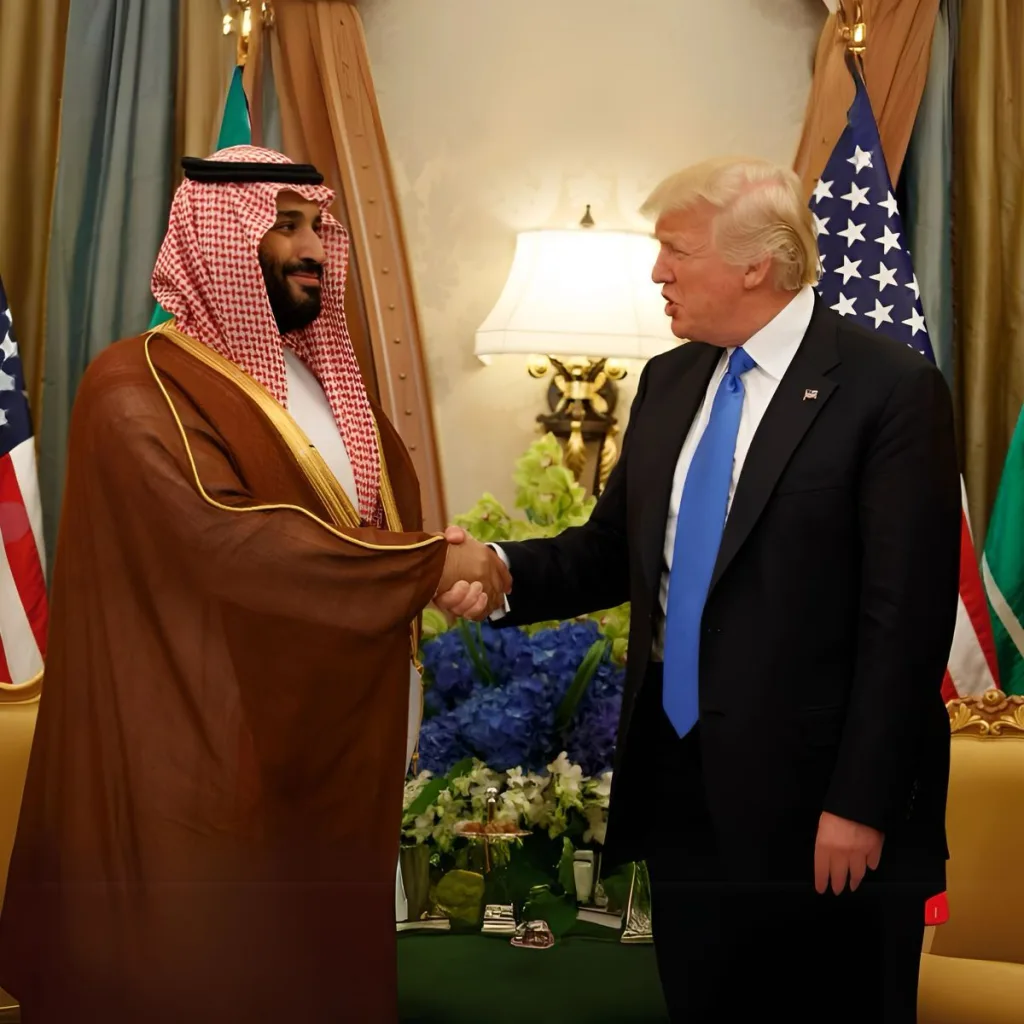 Saudi Arabia crown prince investment of 0 billion Donald Trump